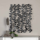 Skipping Stones Metal Wall Decor-Accessories-High Fashion Home