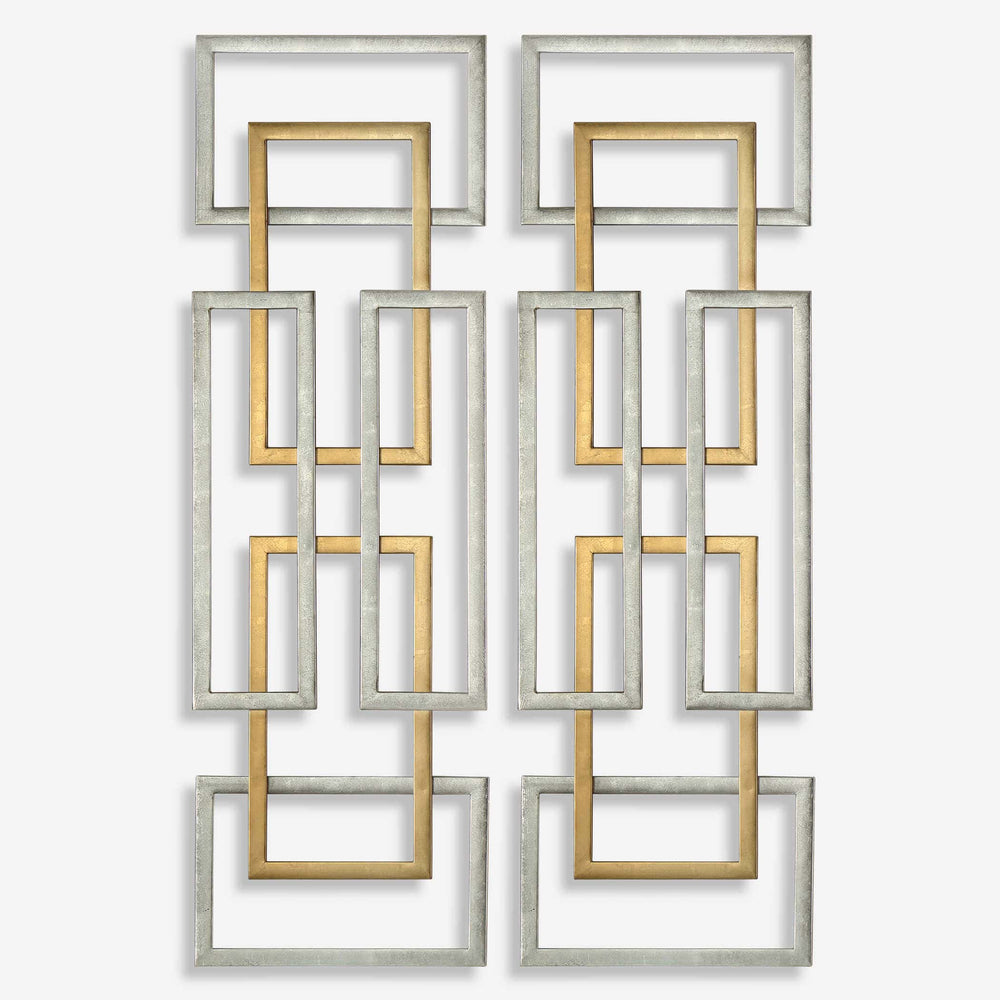 Aerin Metal Wall Panels, Set of 2-Accessories-High Fashion Home