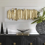 Lev Metal Wall Decor, White-Accessories-High Fashion Home