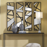 Looking Glass Mirrored Wall Decor, Set of 4-High Fashion Home