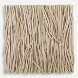 Gathered Wood Wall Decor, Bleached-High Fashion Home