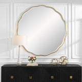 Aneta Large Mirror, Gold-Accessories-High Fashion Home