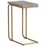 Lucius Side Table, Grey-Furniture - Accent Tables-High Fashion Home