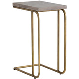 Lucius Side Table, Grey-Furniture - Accent Tables-High Fashion Home