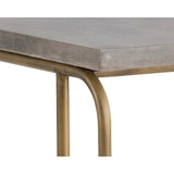 Lucius Side Table, Grey-Furniture - Accent Tables-High Fashion Home