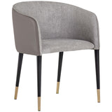 Asher Arm Chair, Flint Grey, Set of 2-Furniture - Chairs-High Fashion Home