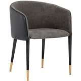 Asher Arm Chair, Sparrow Grey-Furniture - Chairs-High Fashion Home