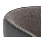 Asher Arm Chair, Sparrow Grey-Furniture - Chairs-High Fashion Home