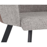 Griffin Arm Chair, November Grey-Furniture - Chairs-High Fashion Home