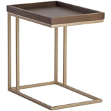 Arden Side Table, Raw Umber-Furniture - Accent Tables-High Fashion Home