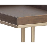 Arden Side Table, Raw Umber-Furniture - Accent Tables-High Fashion Home