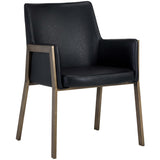 Bernadette Arm Chair, Bravo Black-Furniture - Chairs-High Fashion Home