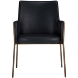 Bernadette Arm Chair, Bravo Black-Furniture - Chairs-High Fashion Home