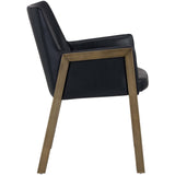 Bernadette Arm Chair, Bravo Black-Furniture - Chairs-High Fashion Home