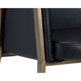 Bernadette Arm Chair, Bravo Black-Furniture - Chairs-High Fashion Home