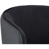 Asher Arm Chair, Abbington Black-Furniture - Chairs-High Fashion Home