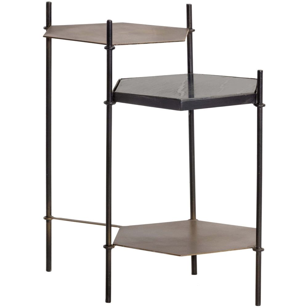 Hexall Side Table-Furniture - Accent Tables-High Fashion Home