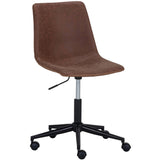 Cal Office Chair, Antique Brown-Furniture - Office-High Fashion Home