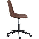 Cal Office Chair, Antique Brown-Furniture - Office-High Fashion Home