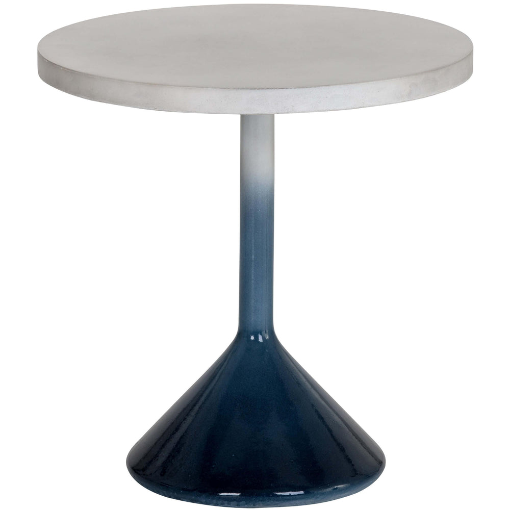 Laszilo Side Table, Blue-Furniture - Accent Tables-High Fashion Home