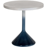 Laszilo Side Table, Blue-Furniture - Accent Tables-High Fashion Home