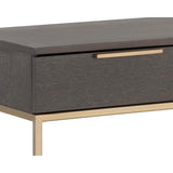 Rebel Console Table w/Drawers, Charcoal Grey-Furniture - Accent Tables-High Fashion Home