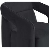 Kendrick Swivel Chair, Abbington Black-Furniture - Chairs-High Fashion Home