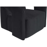 Kendrick Swivel Chair, Abbington Black-Furniture - Chairs-High Fashion Home