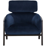 Maximus Chair, Metropolis Blue-Furniture - Chairs-High Fashion Home