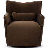 Kimble Swivel Chair, Henry Coffee-Furniture - Chairs-High Fashion Home