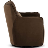 Kimble Swivel Chair, Henry Coffee-Furniture - Chairs-High Fashion Home