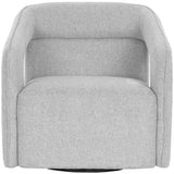 Kendrick Swivel Chair, Belfast Heather Grey-Furniture - Chairs-High Fashion Home