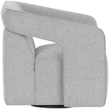 Kendrick Swivel Chair, Belfast Heather Grey-Furniture - Chairs-High Fashion Home