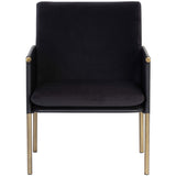 Bellevue Chair, Abbington Black/Bravo Black-Furniture - Chairs-High Fashion Home