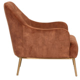 Cameron Chair, Nono Rust-Furniture - Chairs-High Fashion Home