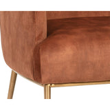 Cameron Chair, Nono Rust-Furniture - Chairs-High Fashion Home