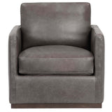 Portman Swivel Chair, Marseille Concrete-Furniture - Office-High Fashion Home