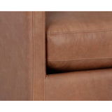 Portman Leather Swivel Chair, Marseille Camel-Furniture - Chairs-High Fashion Home