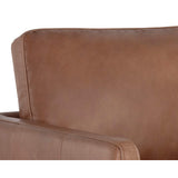 Portman Leather Swivel Chair, Marseille Camel-Furniture - Chairs-High Fashion Home