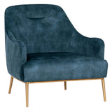 Cameron Chair, Nono Petrol-Furniture - Chairs-High Fashion Home