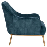 Cameron Chair, Nono Petrol-Furniture - Chairs-High Fashion Home