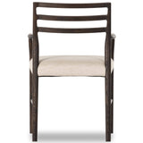 Glenmore Dining Arm Chair, Light Carbon/Essence Natural-Furniture - Dining-High Fashion Home