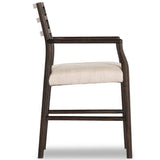 Glenmore Dining Arm Chair, Light Carbon/Essence Natural-Furniture - Dining-High Fashion Home