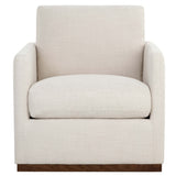 Portman Swivel Chair, Effie Linen-Furniture - Chairs-High Fashion Home