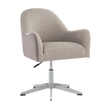 Holland Office Chair, Zenith Taupe Grey-Furniture - Office-High Fashion Home