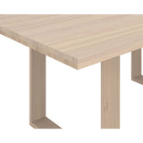 Thanus 72" Rectangular Dining Table, Light Oak-Furniture - Dining-High Fashion Home