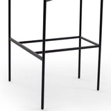 Carrie Bar Stool, Boucle Slate-Furniture - Dining-High Fashion Home