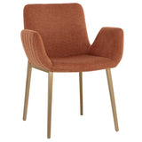 Lucano Arm Chair, Belfast Rust-Furniture - Chairs-High Fashion Home