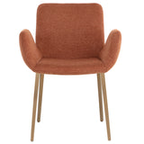 Lucano Arm Chair, Belfast Rust-Furniture - Chairs-High Fashion Home