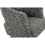 Adara Desk Chair, Solema Charcoal-Furniture - Chairs-High Fashion Home